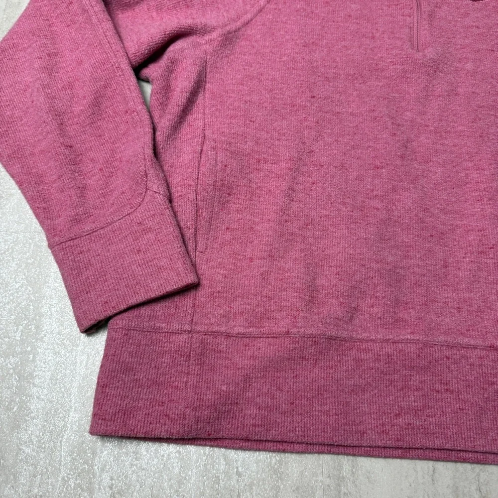 Nike quarter zip sweater pink small